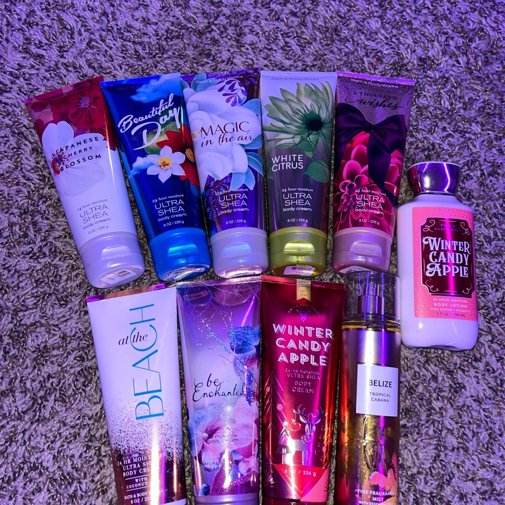 bath & body works and vs body care
